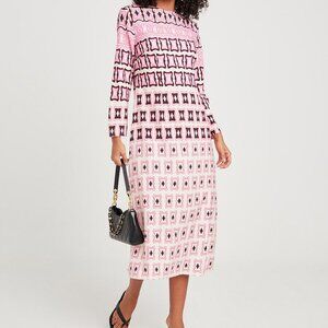 RETRO / BOHO 1970’sTUNIC GEOMETRIC DRESS - RARE